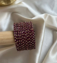 Starlit Harmony– Luxe Heart Glass Bangles image 0