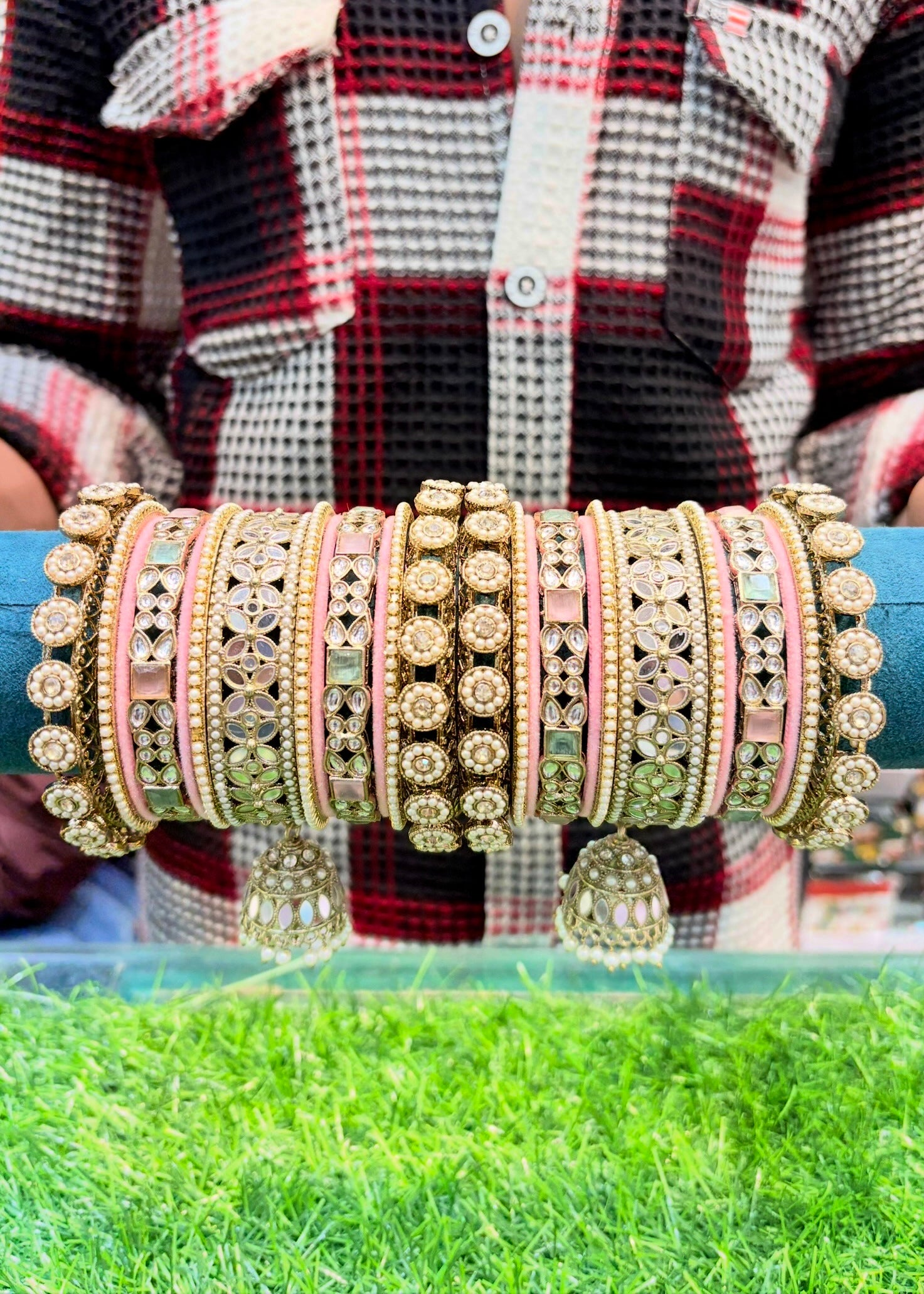 Antique pestal bangle set image 1