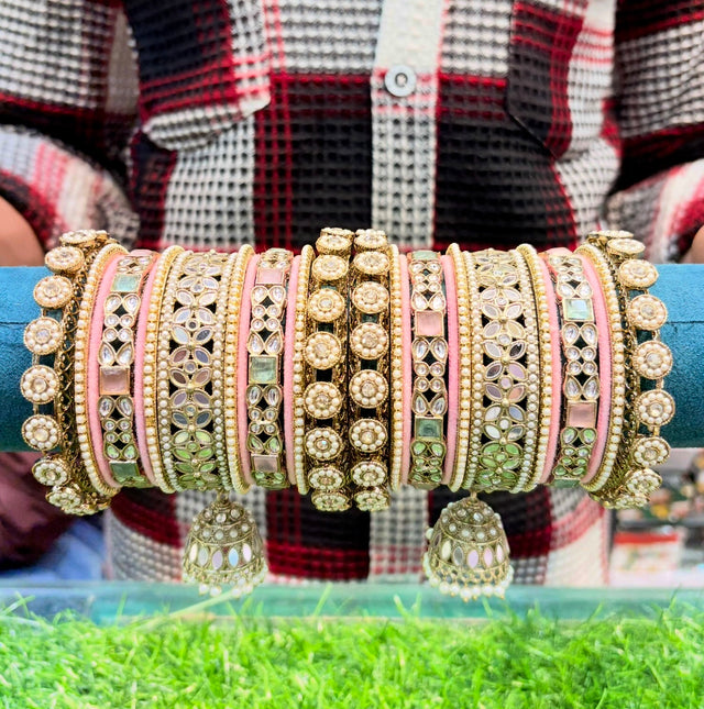 Antique pestal bangle set image 0