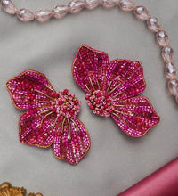 Irish pink earring image 0