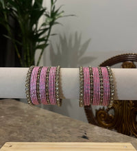 Sleek bangle set - Baby pink, 2-8 image