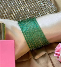 Santro RainDrop Pure Glass Bangles Set of 12 image 1