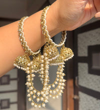 Classy bridal tripple jhumka bangles(one hand) image 0