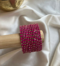 Starlit Harmony– Luxe Heart Glass Bangles image 0