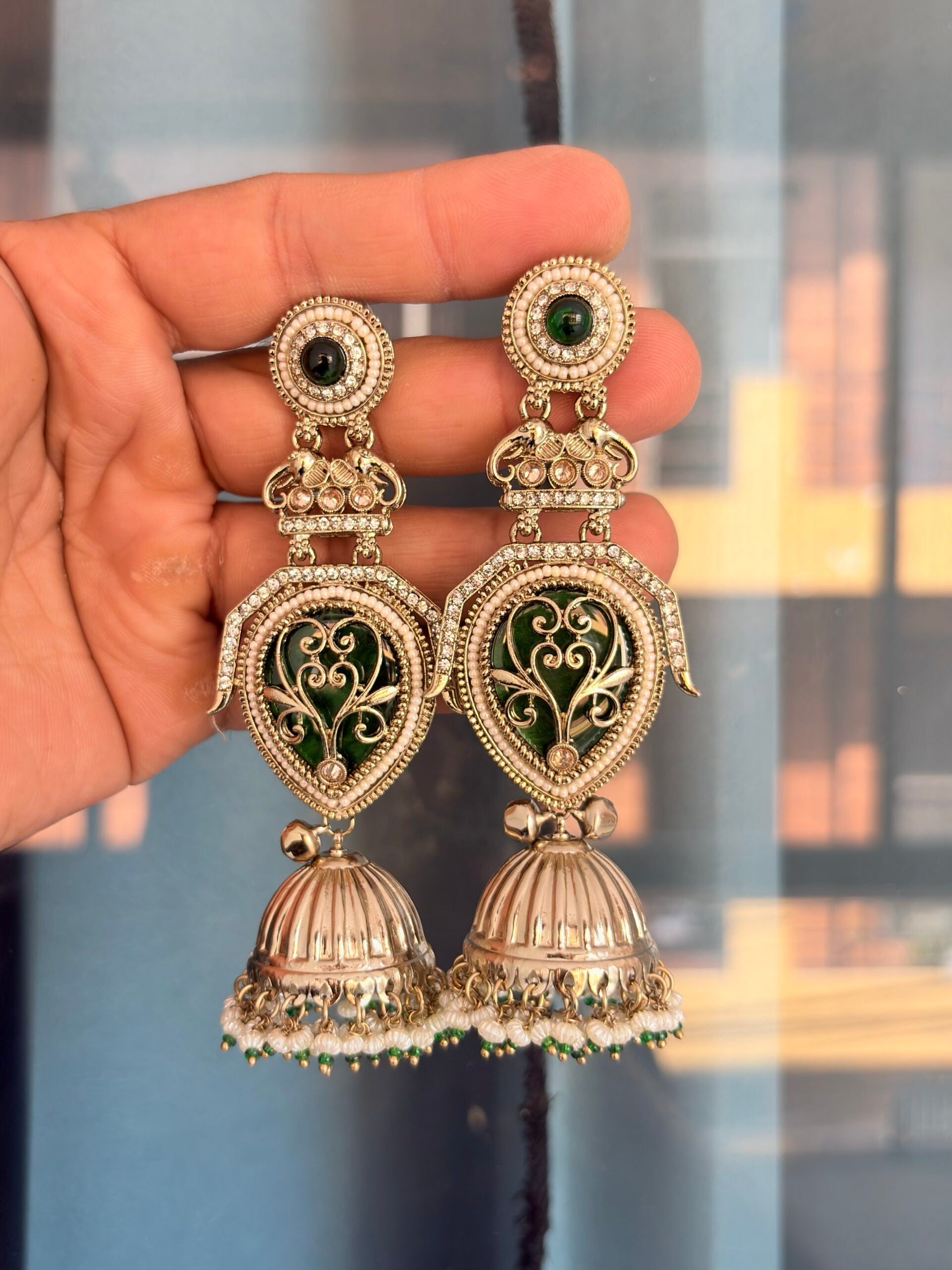 Kashmiri traditional earrings image 3