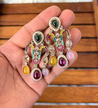Kundan earrings - Multi image