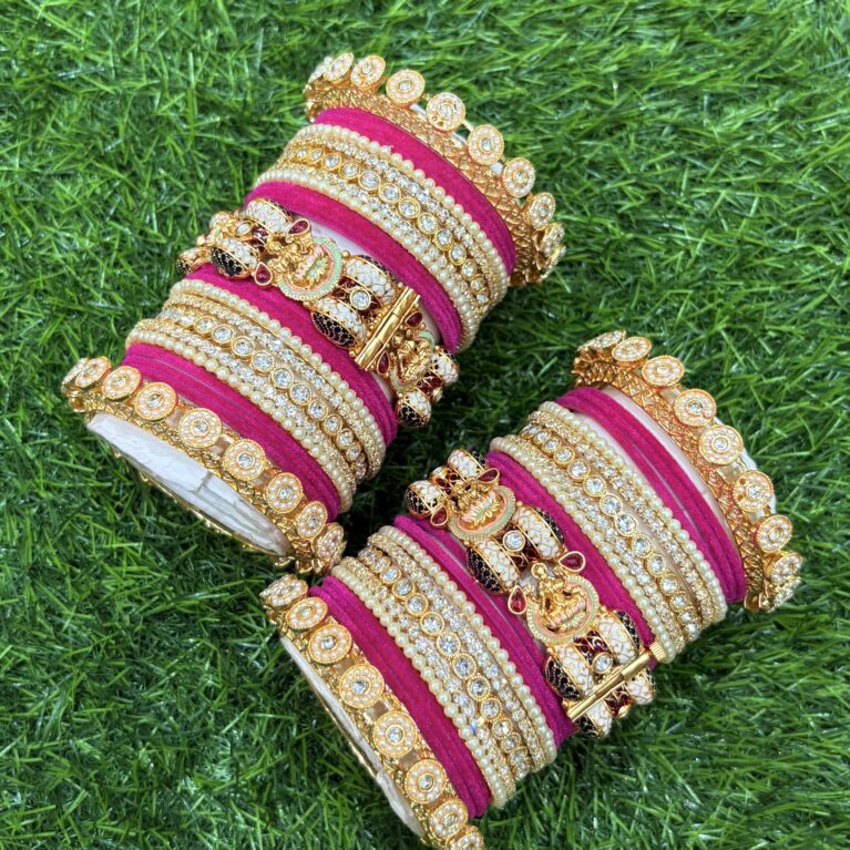 Rajwada laxmi bangle set