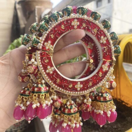 Rajwada hanging bangles(pair)