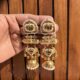 Rajwada beed jhumka earrings