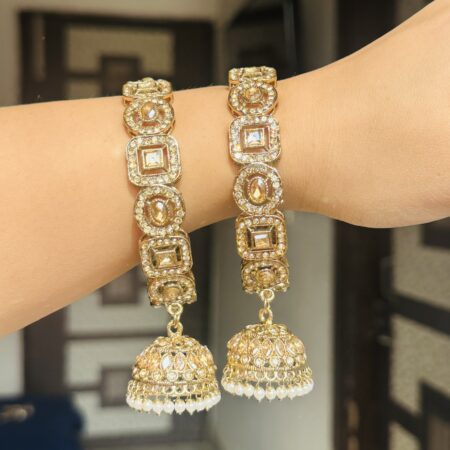 Classy antique polki jhumka