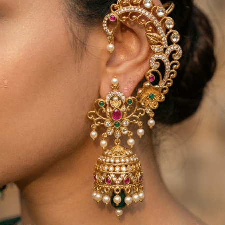 Classy traditional earcuffs
